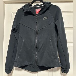 Nike Black Zip Up Hoodie Boys Size M, Medium